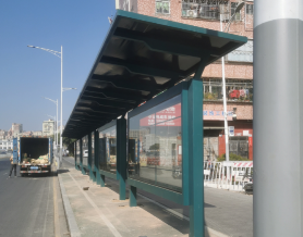 深圳龙华公交候车亭工程